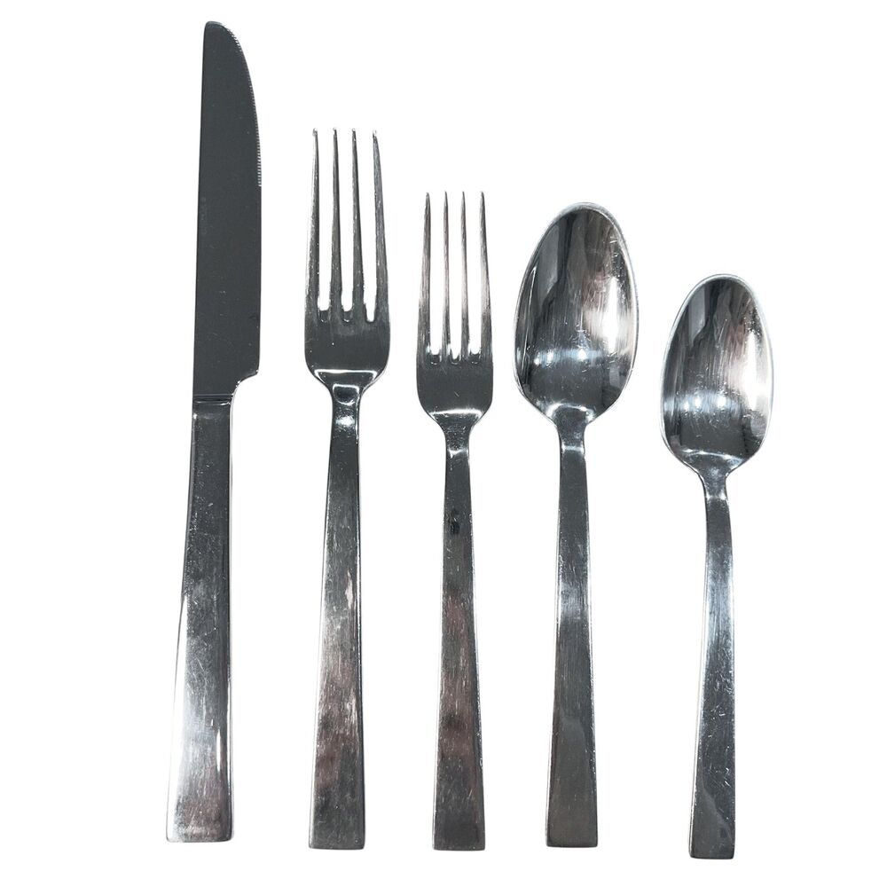 5pc Vintage Oneida Chef's Table 18/10 Stainless Steel Replacement Flatware Set